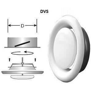 Oro paėmimo difuzorius DVS 7