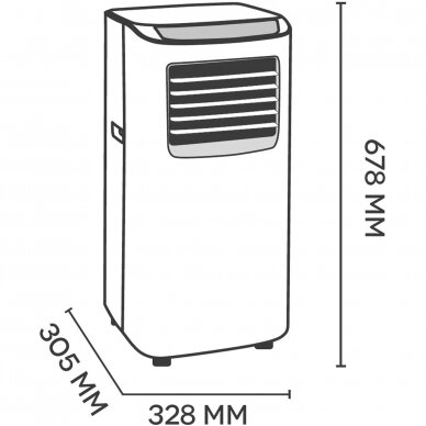 Mobilus oro kondicionierius Argo Swan Evo, 2,06 kW 6