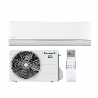 Panasonic Inverter+ šilumos siurblys CS-HZ25XKE/ CU-HZ25XKE 1