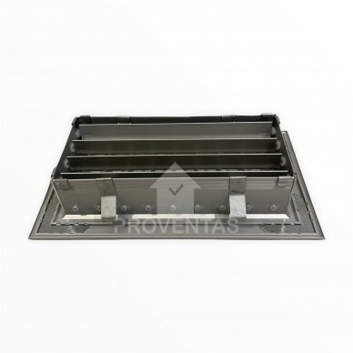 Adjustable two-way aluminum ventilation grill, VA2 RAL 2