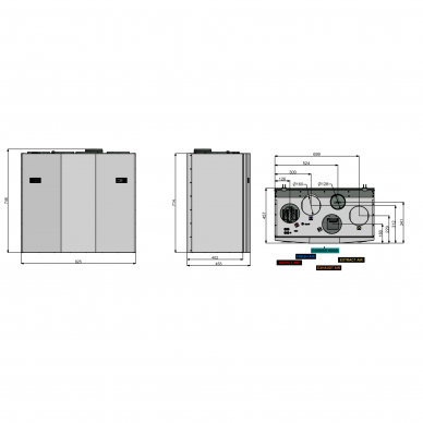 Rekuperatorius ENSY InoVent AHU-400 2