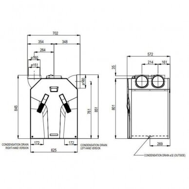 Rekuperatorius Zehnder ComfoAir 375 ERV Entalpinis 4