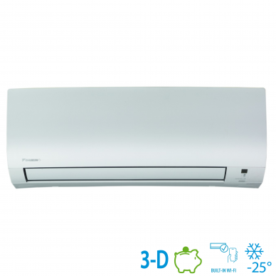 Šilumos siurblys (oras-oras) Daikin Nordic Comfora FTXTP35M + RXTP35R