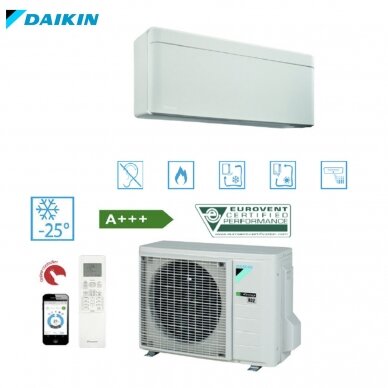 Šilumos siurblys (oras-oras) Daikin Nordic Stylish FTXTA30 + RXTA30B 1