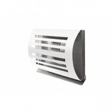 Outdoor air supply/exhaust stainless steel grilles with mesh, LHD180 3